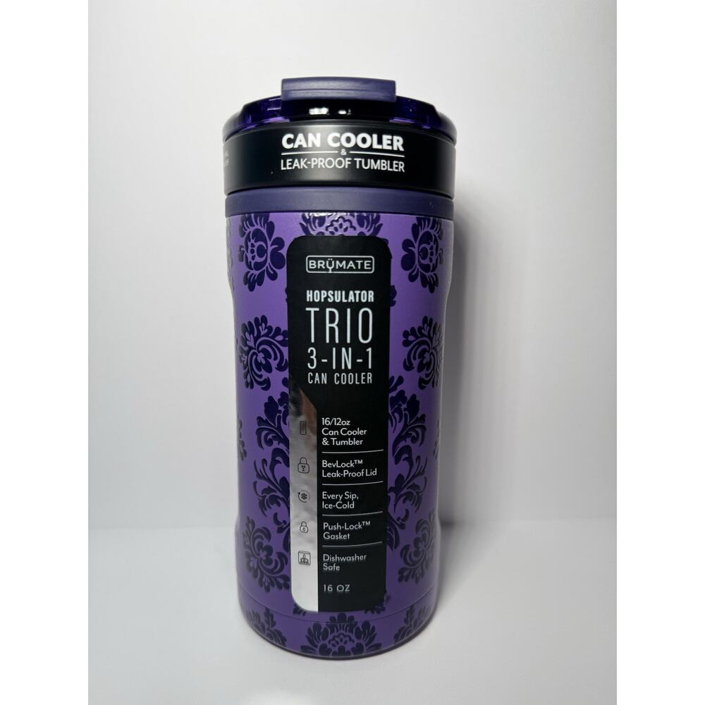 BruMate Halloween 2025 Exclusive VIOLET VEIL PURPLE Hopsulator Trio NWT